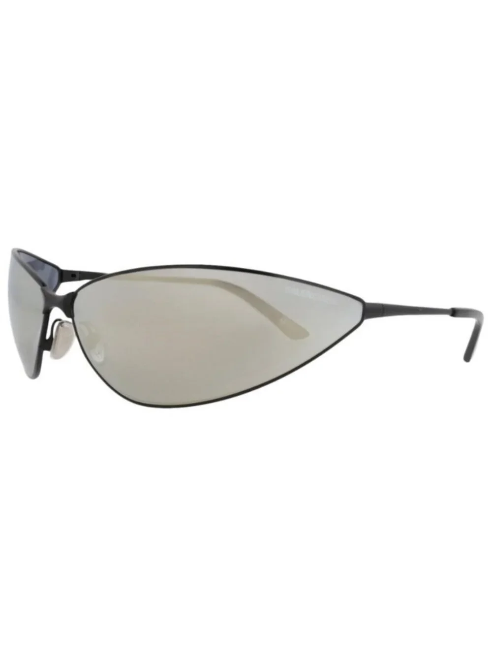 New Balenciaga Unisex Shield/Wrap Black Black Bronze Fashion Designer Sunglasses